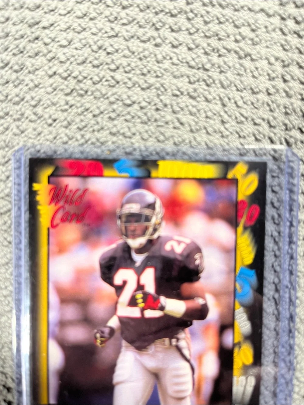 1991 Premier NFL Edition Wild Card Deion Sanders